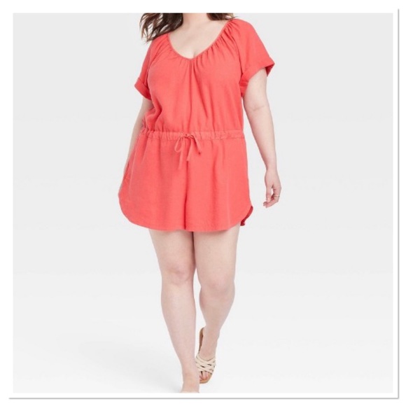Universal Thread Pants - Women’s Short Sleeve Romper Jumpsuit Universal Thread 2X